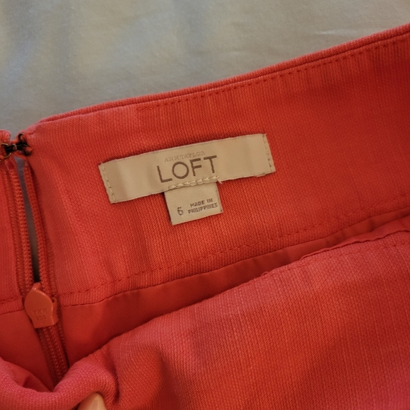 Orange skirt Size 6 with pockets - Picture 5 of 6